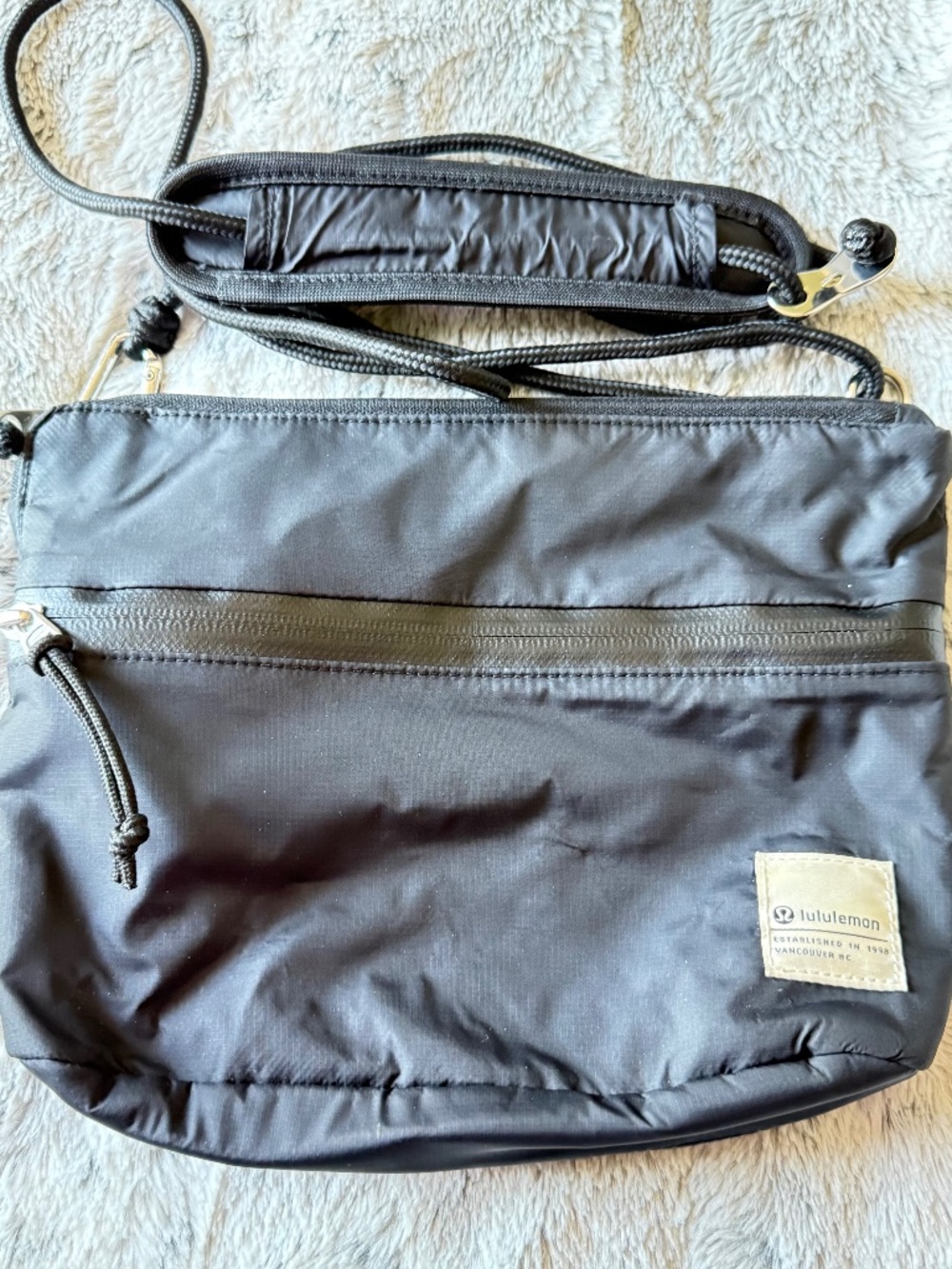 Lululemon Nylon Crossbody Bag Rope Strap Utility Pouch